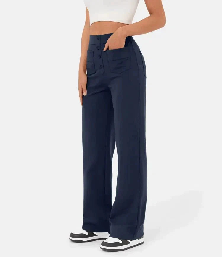 Lily™ | Pantalones casuales de cintura alta