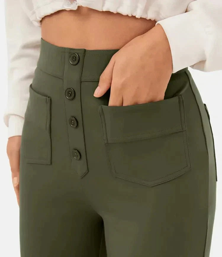 Lily™ | Pantalones casuales de cintura alta