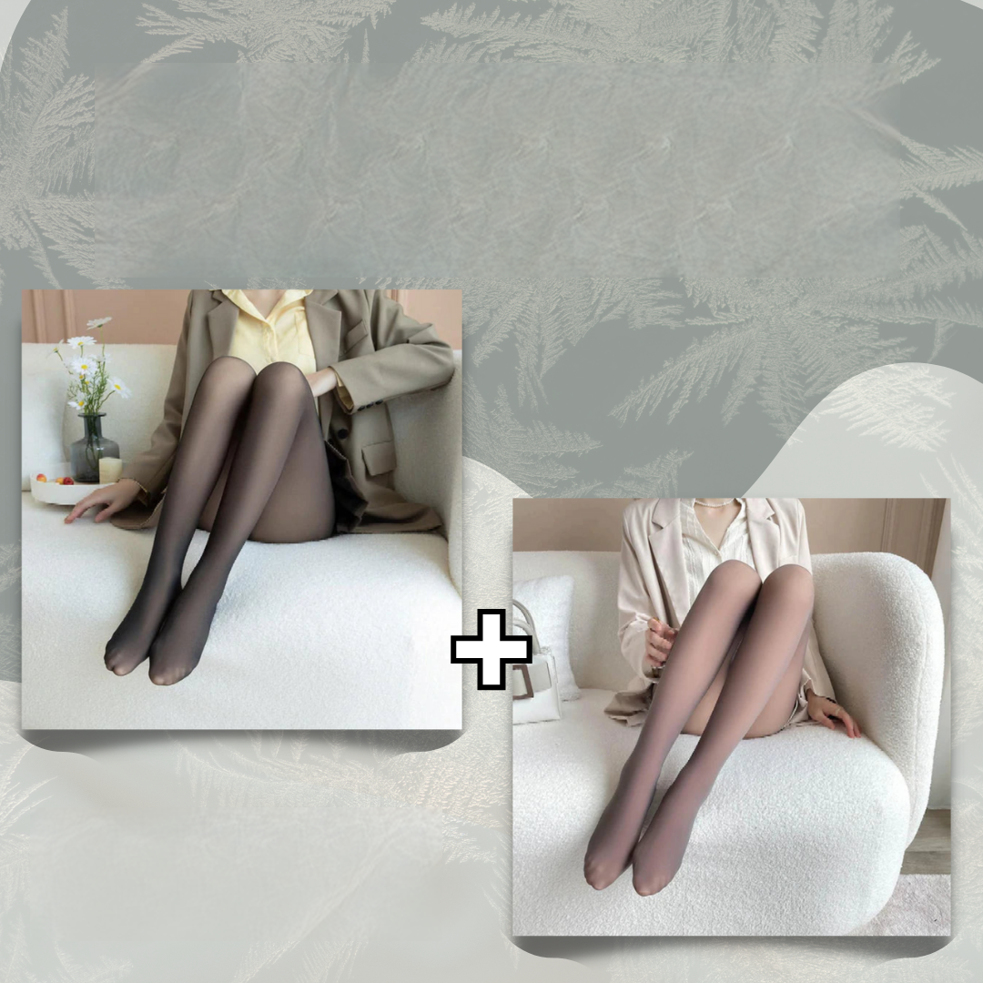 Translucent Fleece-Lined Tights - PAY FOR 1, GET 2