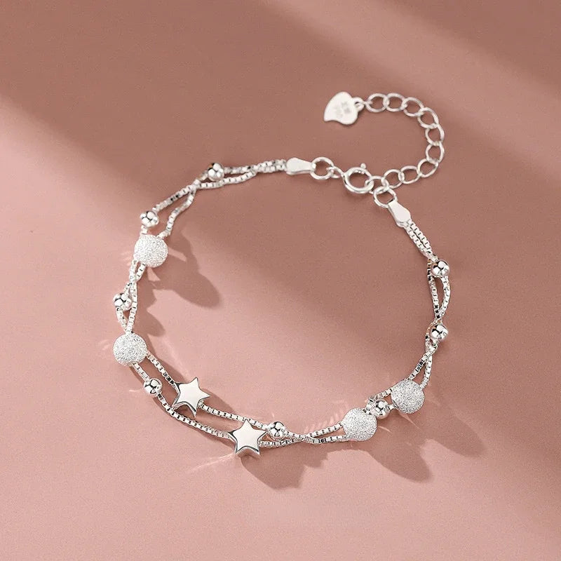 Delicada pulsera de plata - Serena Light