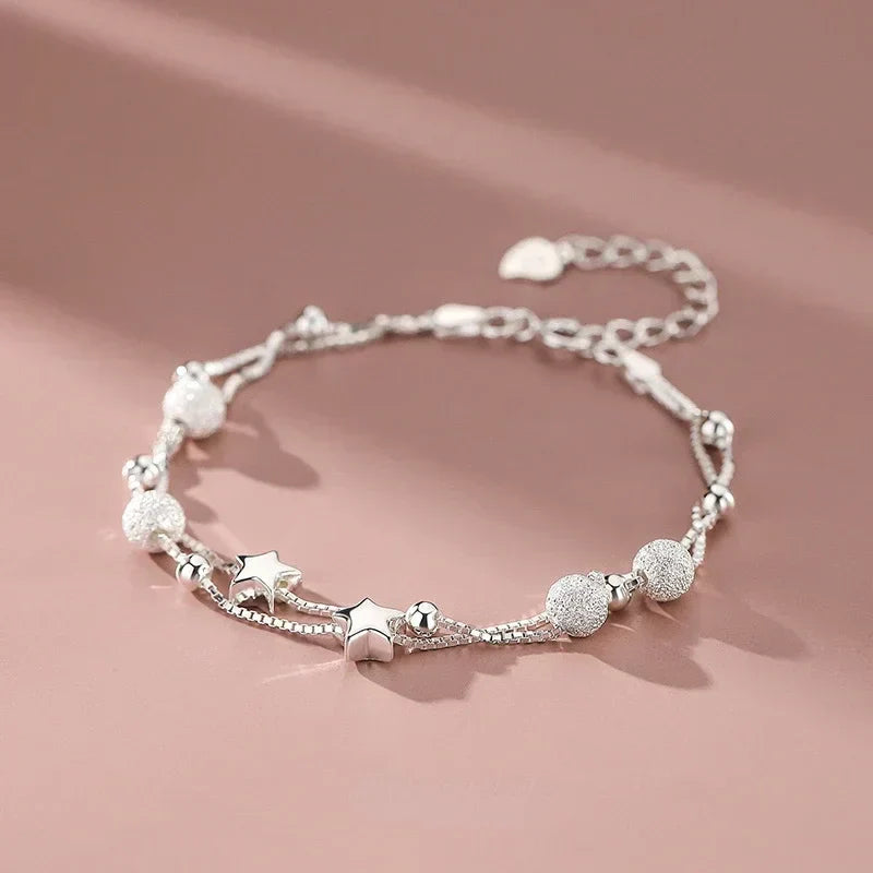 Delicada pulsera de plata - Serena Light