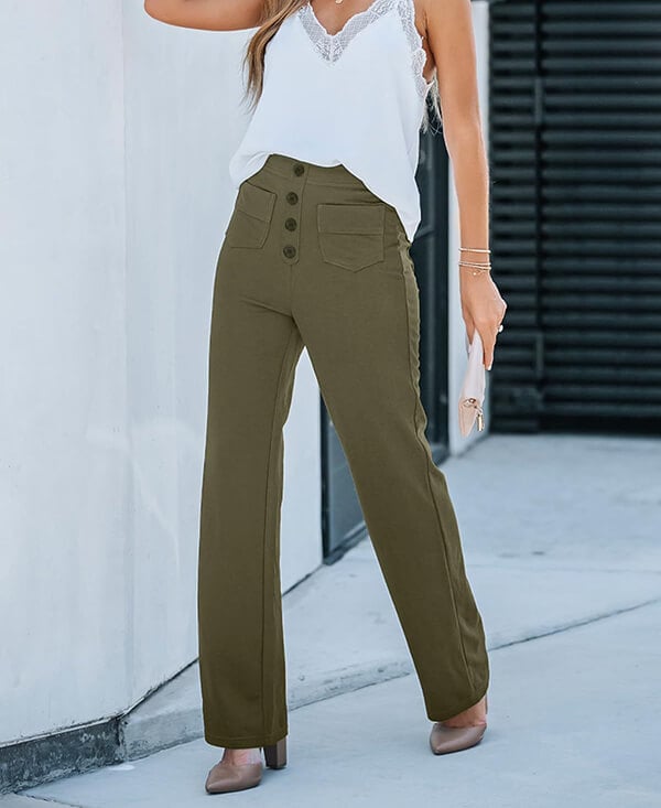 Lily™ | Pantalones casuales de cintura alta
